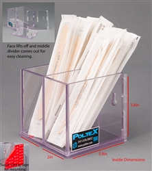 Poltex Swab/Tongue Depressor Holder XL (Extra Large) Divided VHB (Very High Bond) Tape