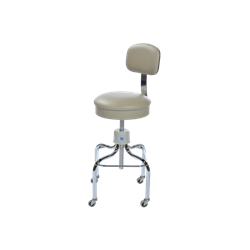 Pedigo T-39W/C Anesthetist Stool, With Back And Casters