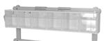 Harloff Tilt Bin 6-Compartments with Rail Clips for Classic and Universal Mini Line