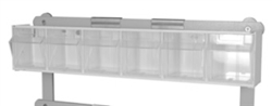 Harloff Tilt Bin 6-Compartments with Rail Clips for Classic and Universal Mini Line