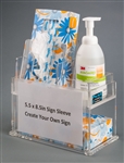 Poltex Tissue/ Hand Sanitizer/ Sign Station