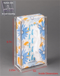 Poltex Tissue Box Holder-2.2" Deep (Wall Mount)