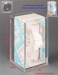 Poltex Tissue Box Holder-4.5" Deep (Magnets 2)
