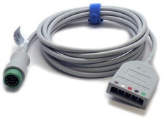 Mindray ECG Trunk Cable 0010-30-42719 - 3 / 5 Leads AHA