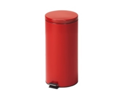 Clinton 30 Quart Large Round Red Waste Receptacle