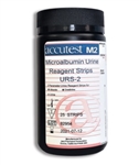 Accustrip® Microalbumin & Creatinine 2-1 Urine Reagent Test Strips (25/tests)