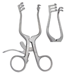 Miltex Weitlaner Retractor, 4" Blunt, 2x3 Teeth