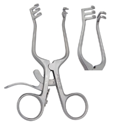 Miltex Weitlaner Retractor, 4" Blunt, 2x3 Teeth