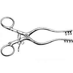 Miltex Weitlaner Retractor, 5-1/2" Sharp, 3x4 Teeth