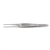 Miltex Iris Forceps, 4" Straight, 1x2 Teeth