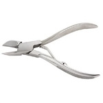 Miltex Nail Nipper, 4-5/8", Concave Jaws, Single Spring, Stainless Steel
