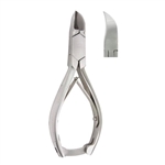 Miltex Nail Nipper, 5-5/8", Concave Jaws, Double Spring, Stainless Steel