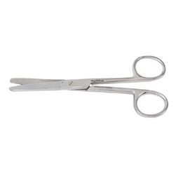 Miltex Operating Scissors, 5-1/2", Straight, Blunt/ Blunt Points