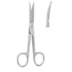 Miltex Operating Scissors, 5-1/2", Curved, Sharp/ Sharp Points