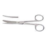 Miltex Operating Scissors, 4-1/2", Curved, Sharp/ Blunt Points