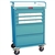 Harloff Value Line Medication Cart, Top Rail, Pull Out Shelf and 5" Bins Dividers with Key Lock - Standard Package