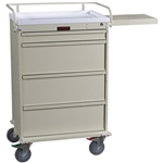 Harloff Value Medication Cart, 150 Cards with Key Lock - Standard Package
