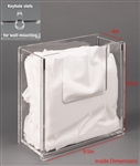 Poltex Spec Wipe Holder-9.5" x 9.5" (Wall Mount)