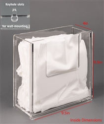 Poltex Spec Wipe Holder-9.5" x 9.5" (Wall Mount)