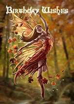Autumn Fairy Card - 6 Pack