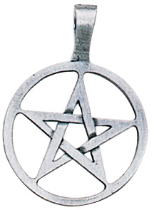 Ringed Pentagram Pendant for Willpower & Success