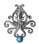 The Kraken for Wild Adventures Pendant by Briar