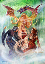 Triple Goddess V2 Card - 6 Pack