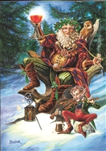 Briar Yule Festive Druid Card - 6 pack