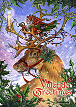 Guided by Northern Lights Yule Card - 6 Pack