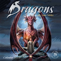 2023 Dragons Wall Calendar by Anne Stokes
