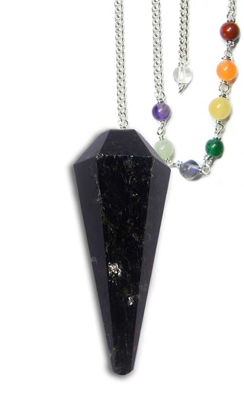 Black Tourmaline Protection Chakra Pendulum