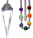 Crystal Quartz Chakra Pendulum