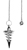Silver Metal Spiral Pendulum