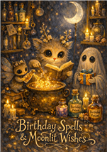 ES02 - Birthday Spells Card - 6 pack