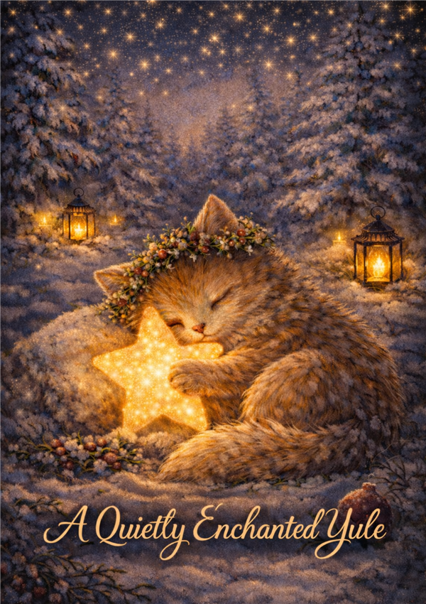 ES08 - A Quietly Enchanted Yule Card - 6 pack