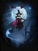 Witch Flight Card - 6 Pack by James Ryman