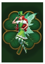 St Patrick's Fairy Card - 6 Pack by James Ryman