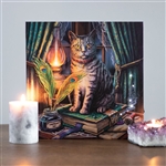 Book of Shadows Light Up Canvas Print by Lisa Parker