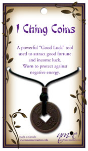 I Ching Coins Pendant for Good Luck