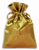 Gold Satin Pouches (12 pcs)