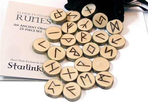 Elder Futhark Wood Runes Set
