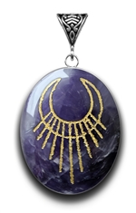 Rising Woman on Amethyst for Alchemy