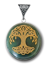 Jade Tree of Life Symbology Gemstone for Growth