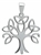 Silver Trinity Tree of Life Pendant