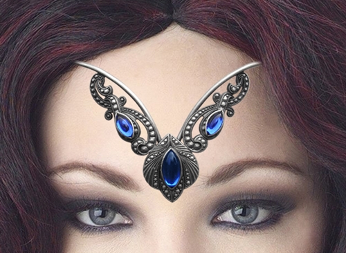 Blue Athena Diadem Tiara