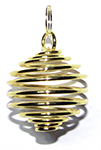 Gold Round Treasure Spiral 12 pieces