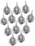 Silver Round Treasure Spirals 100 pieces