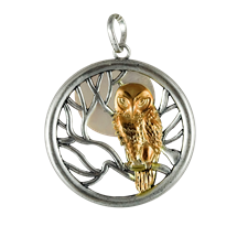 Sabbat Sentinel for Intuition - Witches Familiars Pendants