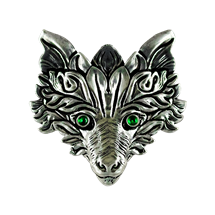 Green Fox for Awareness - Witches Familiars Pendants