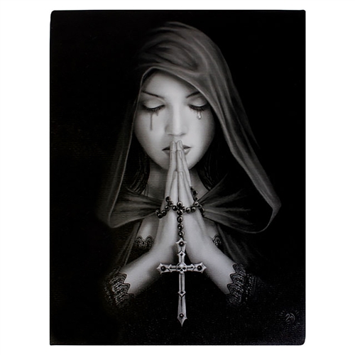 Gothic Prayer Canvas Print By Anne Stokes